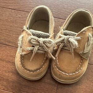 Tan Kids Shoes with Laces